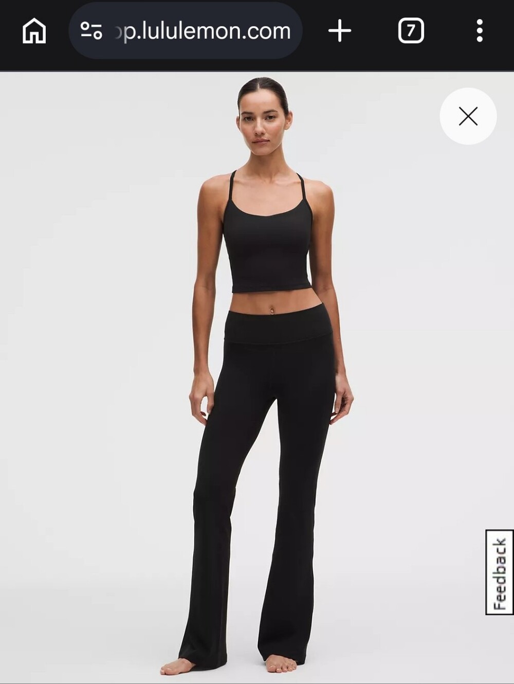 NWOT  lululemon athletica Black Boot-Cut Flare Yoga Pants